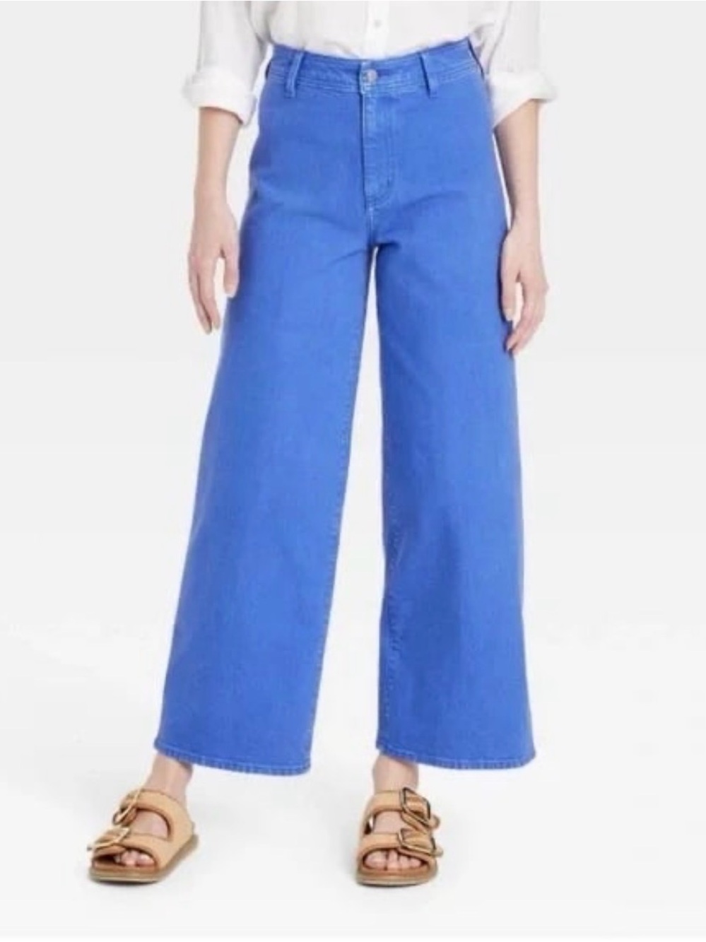 Universal Thread blue sailor wide leg jeans 14 NWT